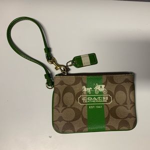 Small Coach wallet wristlet